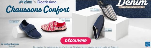 Une bannière publicitaire d’Airplum