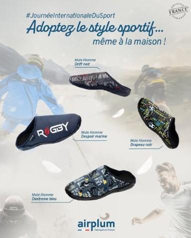 Une bannière publicitaire d’Airplum