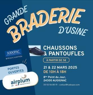 Une bannière publicitaire d’Airplum