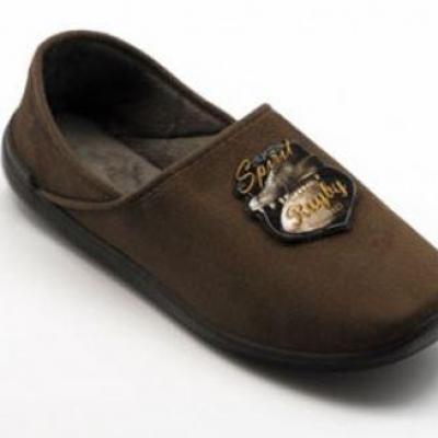 Un Chausson RUSH Homme marron