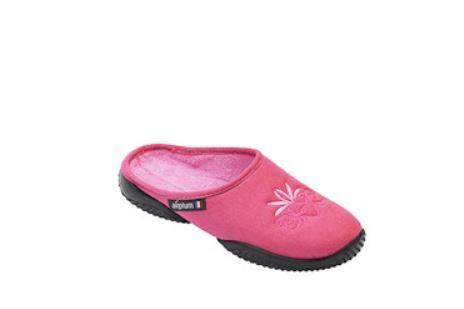 Une mule d’été fuschia